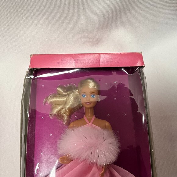 Mattel Barbie Doll 4629 Party Pink Fete En Rose Dazzling Jewelry Furry Stole - Picture 4 of 4